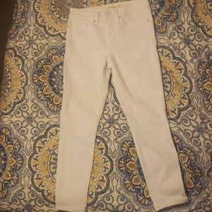 Levi's white jeans